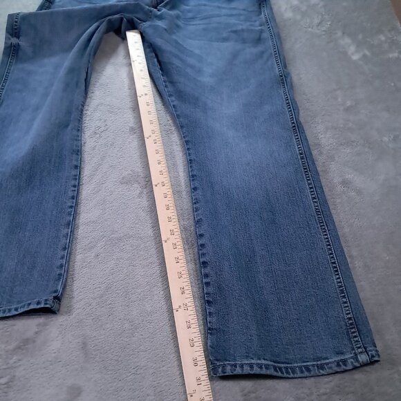 Wrangler Retro Jean Men 39x31, Tag 38x32 Slim Boot Blue Denim Western 77MWZGL - Picture 8 of 13